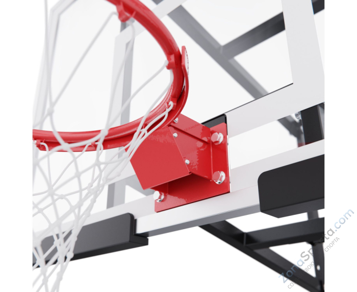 Баскетбольный щит DFC со съёмным регулятором высоты, поликарбонат 2,5 мм, 120 х 80 см