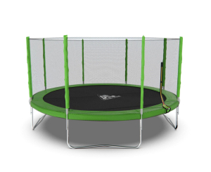 Батут DFC Trampoline Fitness с сеткой 14ft Светло-зелёный