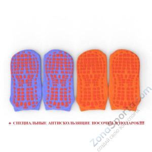 Батут Evo Jump Internal 10ft (Green) с нижней сетью