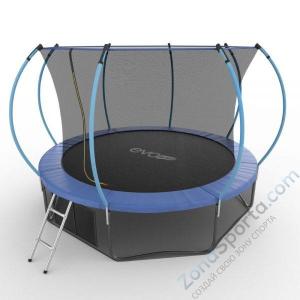Батут Evo Jump Internal 12ft (Blue) с нижней сетью