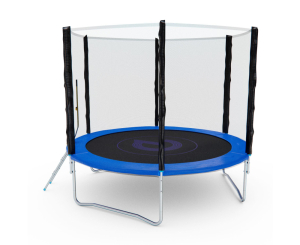 Батут с сеткой DFC Pelpo 8ft с лестницей, Blue