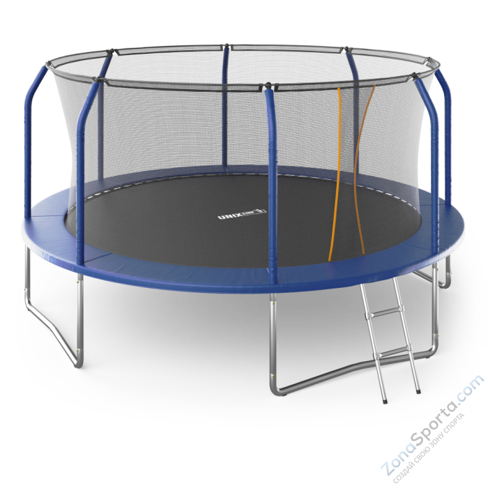 Батут Unix Line Supreme Basic 14 ft (blue)