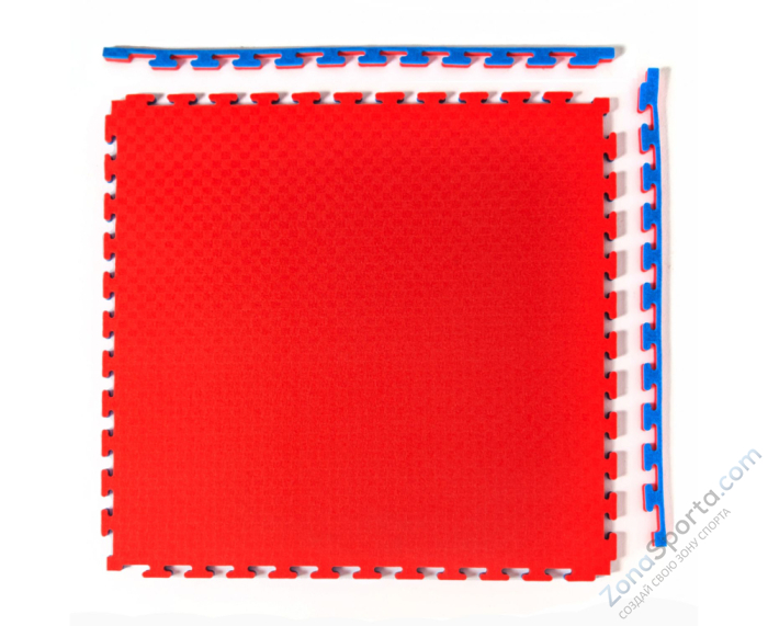 Будо-мат DFC, 100 x 100 см, 40 мм, цвет сине-красный
