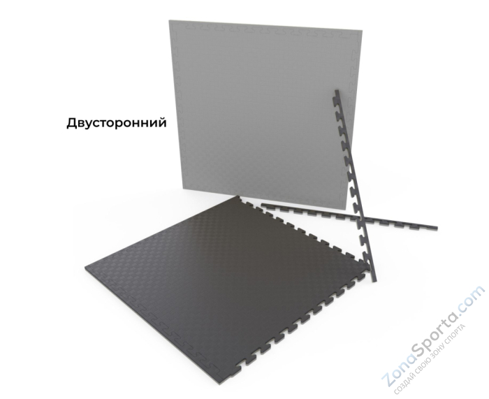 Будо-мат EVA DFC 100 x 100 см, 40 мм, цвет серо-графитовый