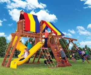 Детская игровая площадка Rainbow Play Systems Циркус Кастл 2020 V Тент (Circus Castle 2020 V RYB)