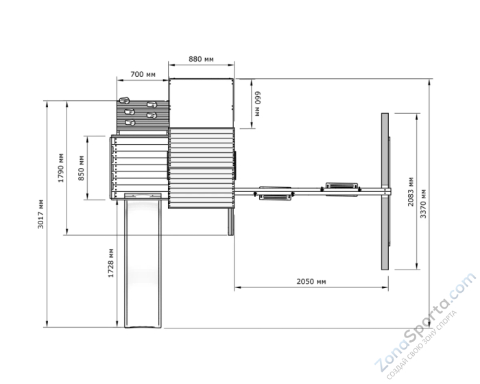 Детская игровая площадка IgraGrad М4