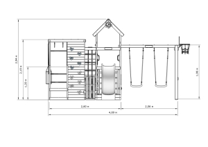 Детская игровая площадка IgraGrad X3
