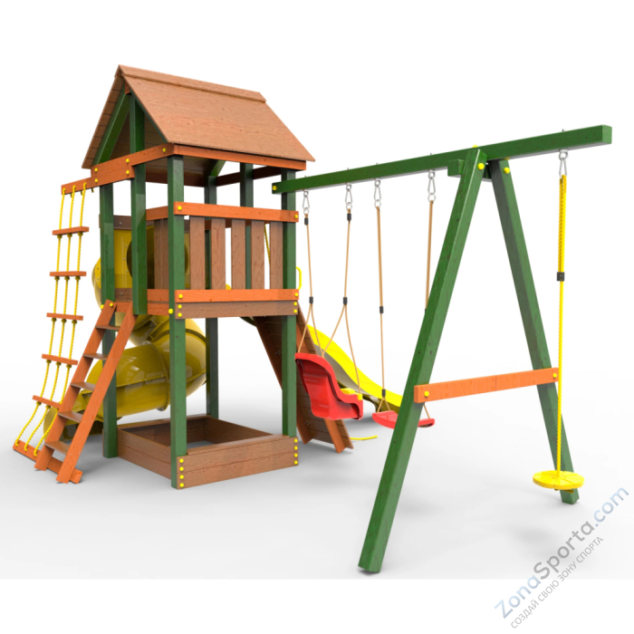 Детская площадка Пикник Вега Д с винтовой трубой