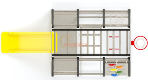 Детский комплекс Савушка Непоседа 2 nero-cappucino