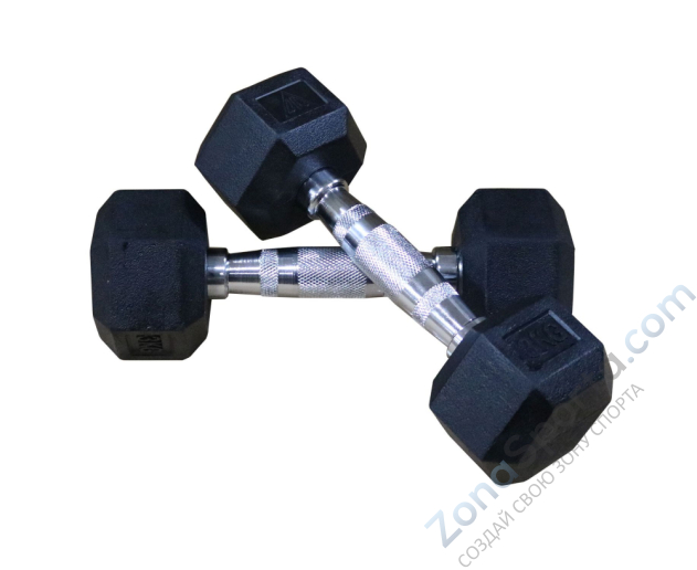 Гантели гексагональные 2 шт. по 45 кг DFC DB001-45