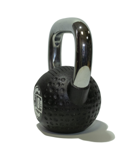 Гиря 8 кг с хромированной ручкой полиуретановая (CPU) Original FitTools