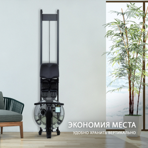 Гребной тренажер Apollo Plus Black