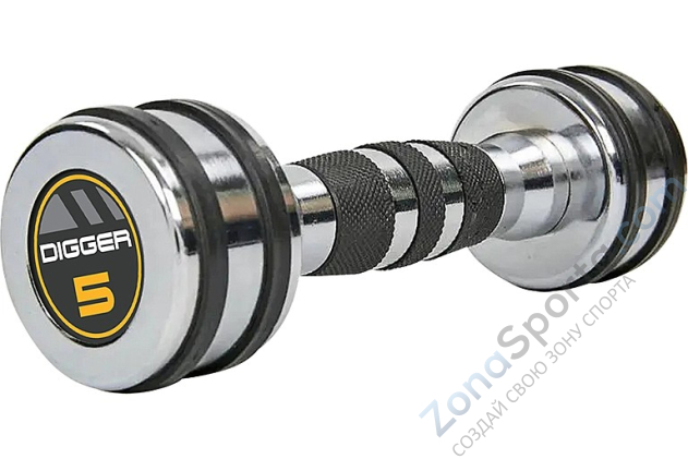 Комплект хромированных гантелей 10 пар Hasttings Digger от 1 до 10 кг