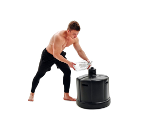 Манекен DFC Boxing Punching Man-Heavy c регулировкой высоты TLS-AB (черный)