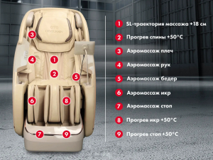 Массажный комплекс Oto Centurion Pro Zen CN-01 Бежевый