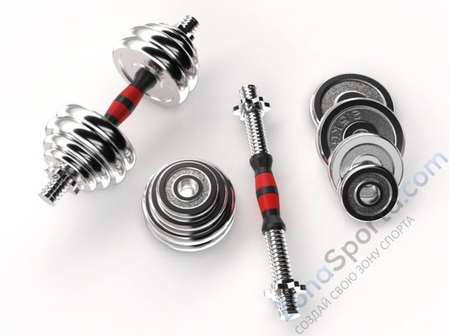 Набор гантелей Unixfit в кейсе 30kg