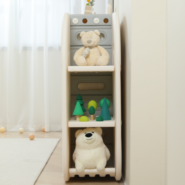 Стеллаж Unix Kids Whale (8 ящиков) White