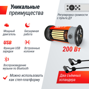 Виброплатформа Unix Fit Edge 2D Grey