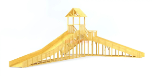 Зимняя горка Савушка Зима Wood 10