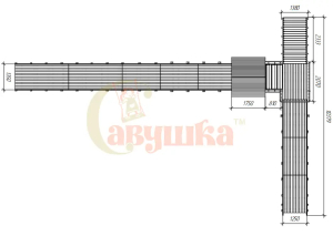Зимняя горка Савушка Зима Wood 10