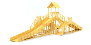 Зимняя горка Савушка Зима Wood 11